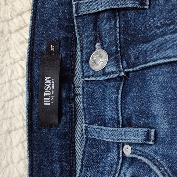 Hudson Barbara Super Skinny Women's Denim Blue Jeans Size 27 - Picture 9 of 10